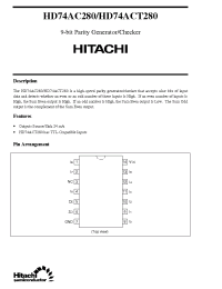 Datasheet HD74AC280 производства Hitachi