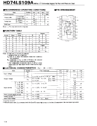 Datasheet HD74LS109 производства Hitachi