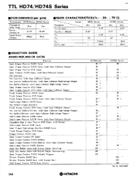 Datasheet HD74S11 производства Hitachi