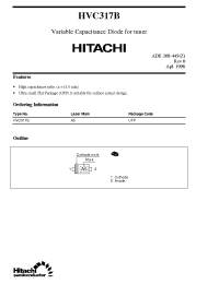 Datasheet HVC317B производства Hitachi