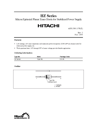 Datasheet HZ11A2 производства Hitachi