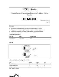 Datasheet HZK производства Hitachi