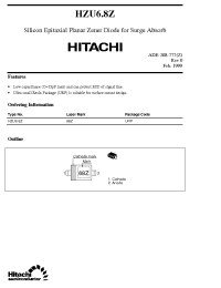 Datasheet HZU6.8Z производства Hitachi