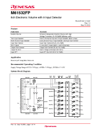 Datasheet REJ03F0041_M61532FP производства Hitachi
