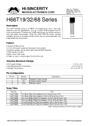 Datasheet H66T32BA manufacturer Hi-Sincerity
