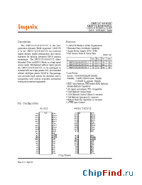 Datasheet GM71C18163C manufacturer Hynix