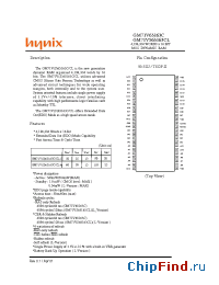 Datasheet GM71VS65163C/CL-6 производства Hynix