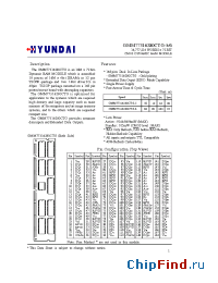 Datasheet GMM77316280CTG-6 производства Hynix
