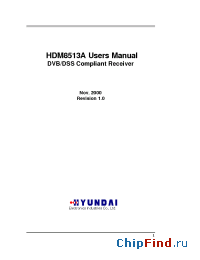 Datasheet HDM8513 производства Hynix
