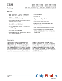 Datasheet IBM0418A4ACLAB manufacturer IBM