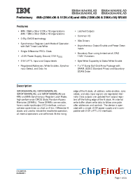 Datasheet IBM0418A8ANLAB manufacturer IBM