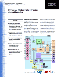 Datasheet STBx5 производства IBM