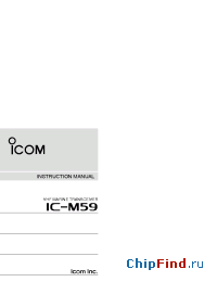Datasheet OPC-457 manufacturer ICOM