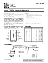 Datasheet AV9107C-11 производства ICST