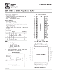Datasheet ICS16859C производства ICST