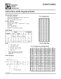 Datasheet ICS32852 производства ICST