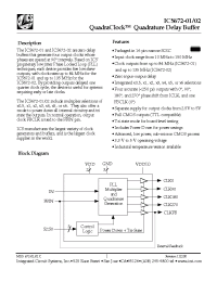 Datasheet ICS672M-02I производства ICST