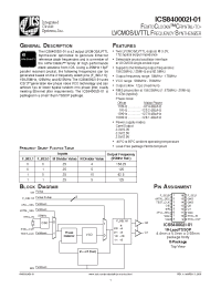 Datasheet ICS840002I-01 производства ICST