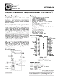 Datasheet ICS9148-08-PPP производства ICST