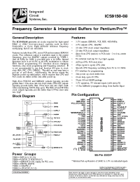 Datasheet ICS9150F-08 производства ICST