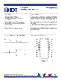 Datasheet 49FCT3805 производства IDT