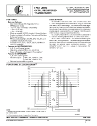 Datasheet 5429FCT2052ATDB производства IDT