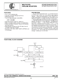 Datasheet 5429FCT520ATDB производства IDT