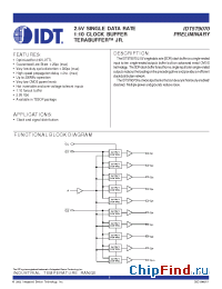 Datasheet 5T9070 производства IDT