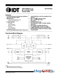 Datasheet 70V05 manufacturer IDT
