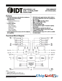 Datasheet 70V34 manufacturer IDT