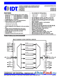 Datasheet 72P51749L6BB manufacturer IDT