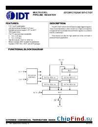 Datasheet IDT29FCT520BTB manufacturer IDT