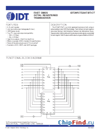 Datasheet IDT29FCT52BTQ manufacturer IDT