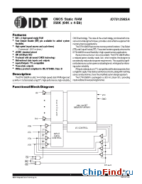 Datasheet IDT61298SA-12 производства IDT