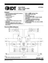 Datasheet IDT7009L15PFI производства IDT