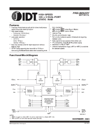 Datasheet IDT7017L15PF производства IDT