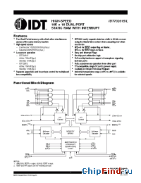 Datasheet IDT70261L-15 производства IDT
