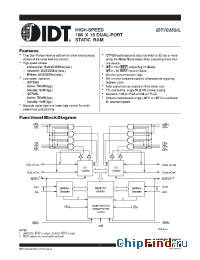 Datasheet IDT7026L25JI производства IDT