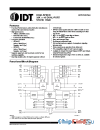 Datasheet IDT7027L15PF производства IDT