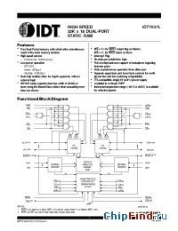 Datasheet IDT7037L20PFI8 производства IDT