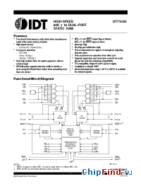 Datasheet IDT7038L15PF8 производства IDT