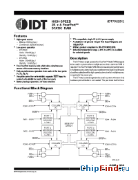 Datasheet IDT7052L-25B производства IDT