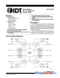 Datasheet IDT7054L-20B производства IDT