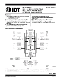 Datasheet IDT707278 производства IDT