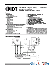 Datasheet IDT70824 производства IDT