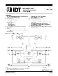 Datasheet IDT70V19L20PF производства IDT