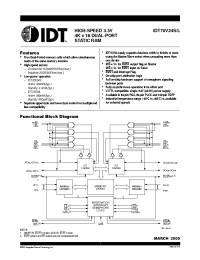 Datasheet IDT70V24L15J производства IDT