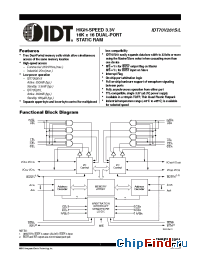 Datasheet IDT70V261S20PF производства IDT