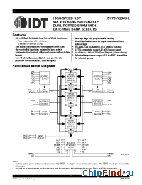 Datasheet IDT70V7288L15 производства IDT