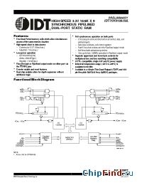Datasheet IDT70V9169L9PFI производства IDT